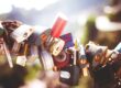 Love Locks adorn a fence