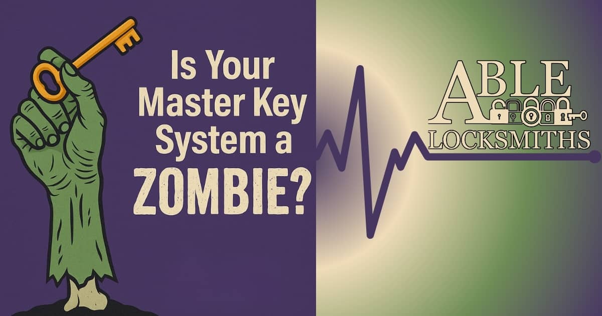 Zombie System Able Locksmiths, LLC will eliminate your undead master key system.